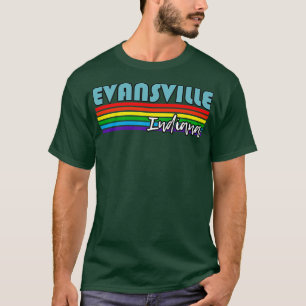Evansville Indiana Pride Evansville LGBT-Geschenk T-Shirt