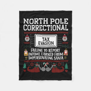Evasion - Elf Familienweihnachtsmatte Vater Onkel Fleecedecke