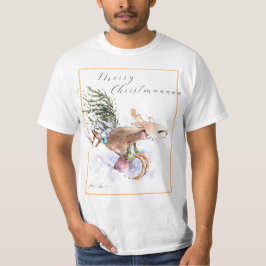 EVE bemalt Weihnachtsbaum Rentier und sonnig T-Shirt