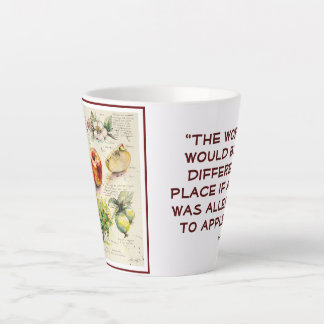 EVE Gemalte Illustration von Apple Zwei-Ton Milchtasse