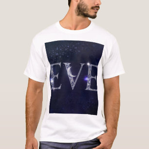 EVE Himmelsgalaxie T-Shirt Mond Sterne Kristall