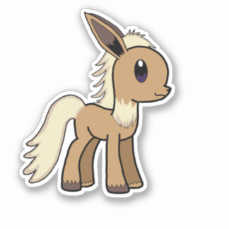 Eve-ony Sticker Pokémon My Little Pony Crossover