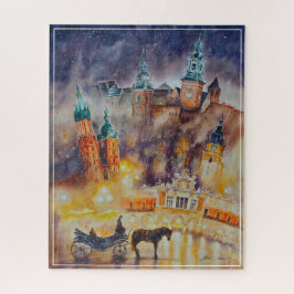 EVE Painted Krakau Old Town Jigsaw Puzzle