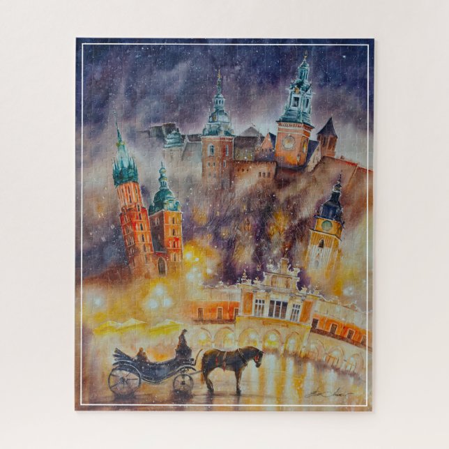 EVE Painted Krakau Old Town Jigsaw Puzzle (Vertikal)