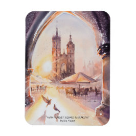 EVE Painted Krakau Old Town Magnet