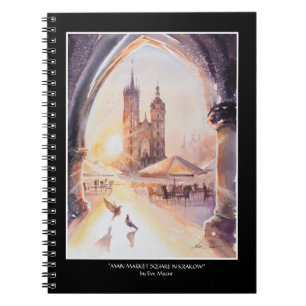 EVE Painted Krakau Old Town Notizblock