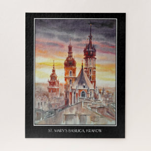 EVE Painted Krakau, Polen Altstadt Card Puzzle