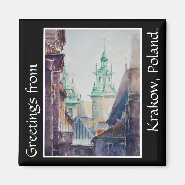 EVE Painted Krakau, Polnische Altstadt Magnet (Vorne)