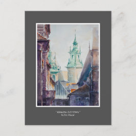 EVE Painted Krakau, Polnische Altstadt Postkarte