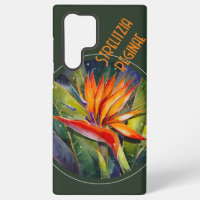 EVE Painted Strelizia Blume Handy Case