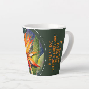 EVE Painted Strelizia Blume Milchtasse