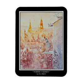 EVE Painting Morning in Krakau, Polen Foto Print Magnet