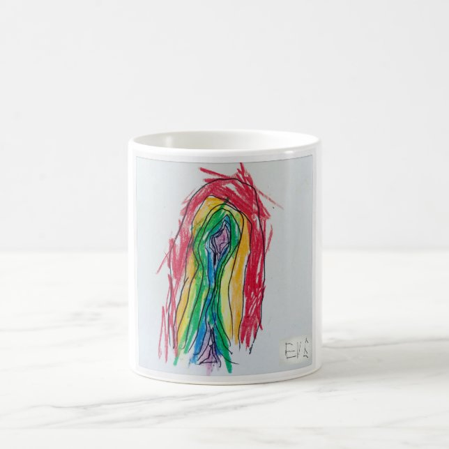Eve-Regenbogen-Tasse Kaffeetasse (Mittel)