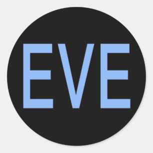 EVE RUNDER AUFKLEBER