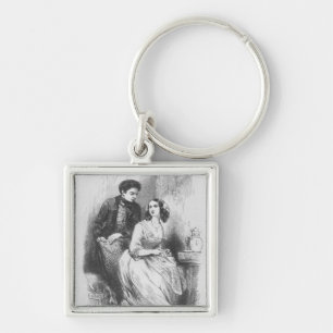 Eve und David Sechard Schlüsselanhänger