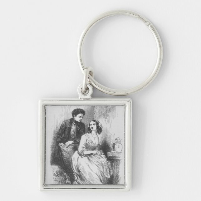 Eve und David Sechard Schlüsselanhänger (Vorne)