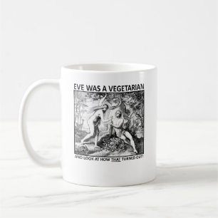 Eve Vegetarischer Lustiger Becher Kaffeetasse