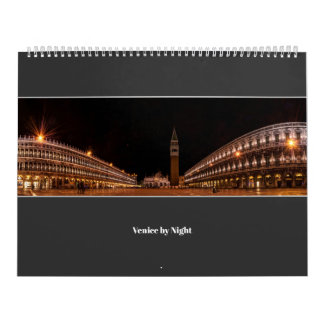 EVE Veniceat Night , Italien, Europe Calendar Kalender