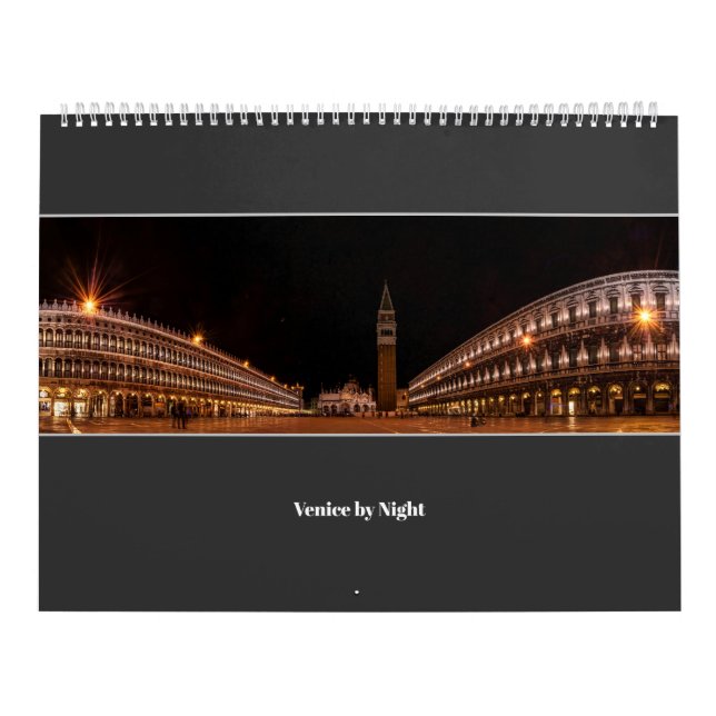 EVE Veniceat Night , Italien, Europe Calendar Kalender (Titelbild)
