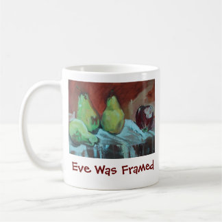 Eve war gerahmt tasse