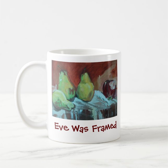 Eve war gerahmt tasse (Links)