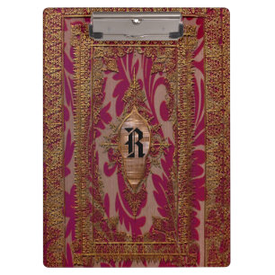 Evelio Eleganter Chic Französischer Monogramm Klemmbrett