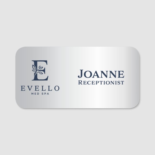 Evello Name Tag - Joanne Namensschild (Vorderseite)