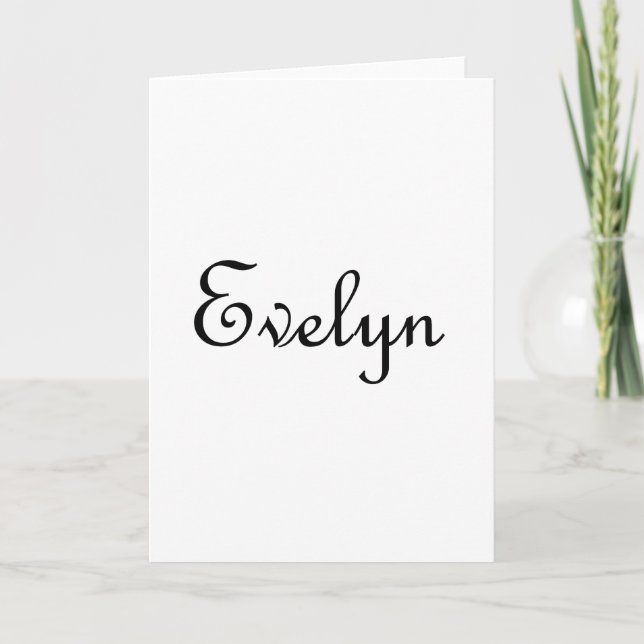 Evelyn (Vorderseite)