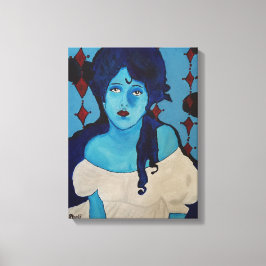 Evelyn Blue Leinwanddruck