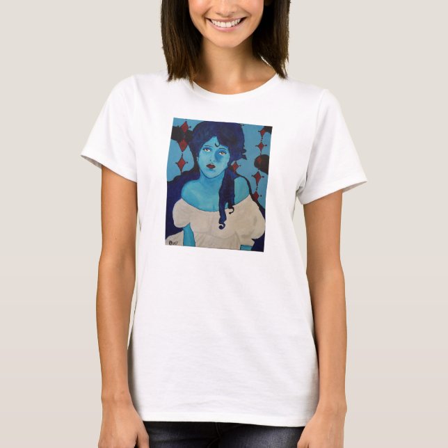 Evelyn Blue T-Shirt (Vorderseite)