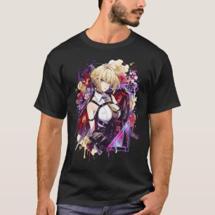 Evelyn Chevalier ZZZ Rote Brennende Fesseln Porträ T-Shirt