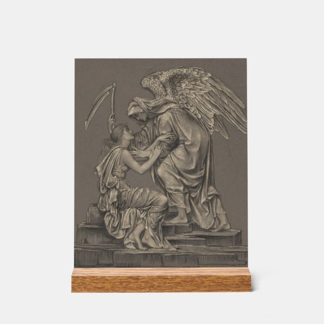 Evelyn de Morgan Angel Acrylschild (Vorderseite)