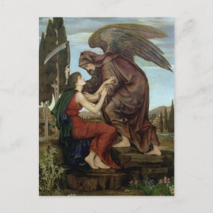 Evelyn de Morgan - Die Engel-des-Todes-Postkarte Postkarte