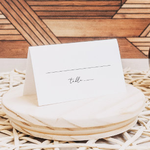 EVELYN Elegant Calligraphy Script Table Platzkarte