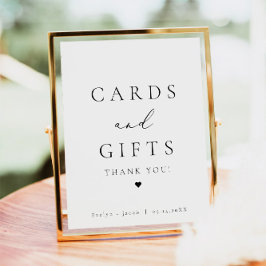 EVELYN Elegante Calligraphy Script Cards und Gesch Poster