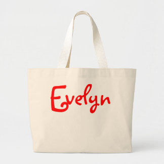 Evelyn - Jumbo Leinwand Tasche