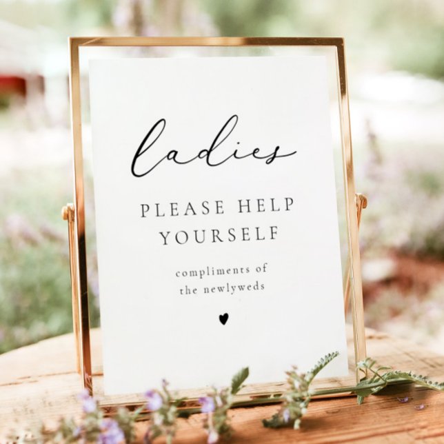 EVELYN Kalligraphie Damen Badezimmer Toilettenarti Poster (Von Creator hochgeladen)