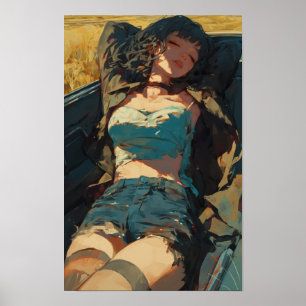 Evelyn McHale 1947 Art Deco Vintage Poster