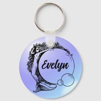 Evelyn - Mermaid Name Custom Schlüsselanhänger