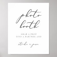 EVELYN Moderne elegante Kalligraphie Foto Stand Po