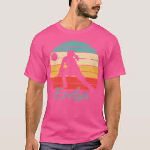 Evelyn Name Personalisiert Volleyball T-Shirt