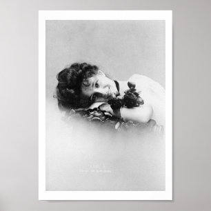 Evelyn Nesbit, 1901 als Foto von Otto Sarony Poster