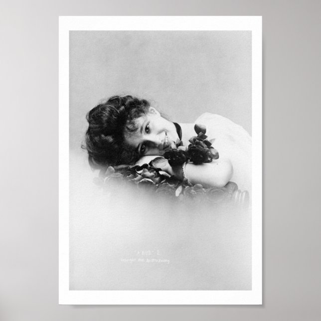 Evelyn Nesbit, 1901 als Foto von Otto Sarony Poster (Vorne)