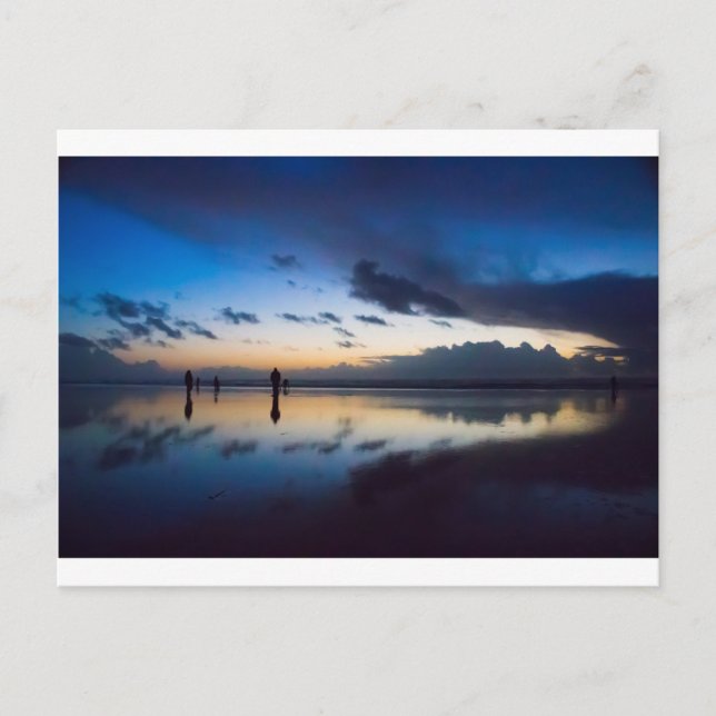 Evening clam hunt postkarte (Vorderseite)