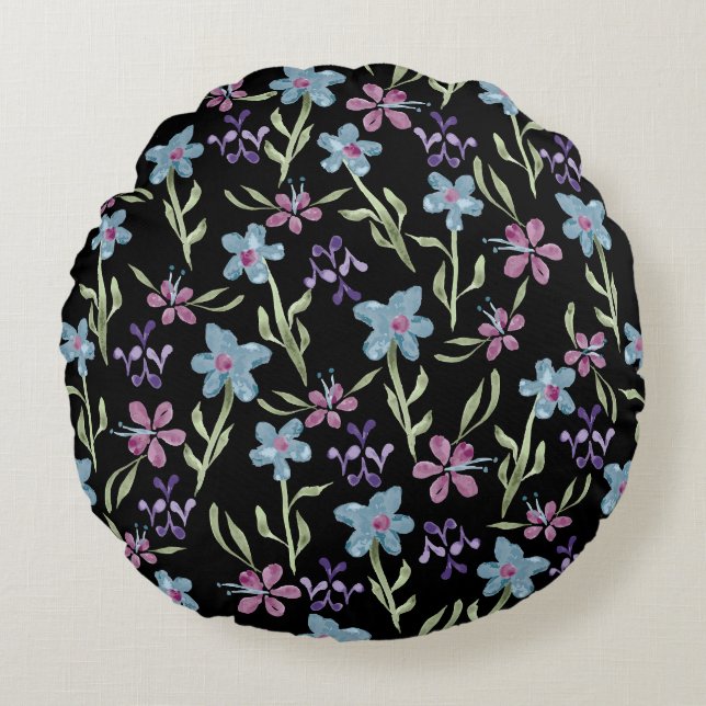 Evening Desert Pillow Rundes Kissen (Vorderseite)