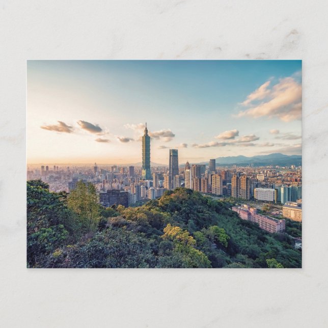 Evening in Taiwan Postkarte (Vorderseite)