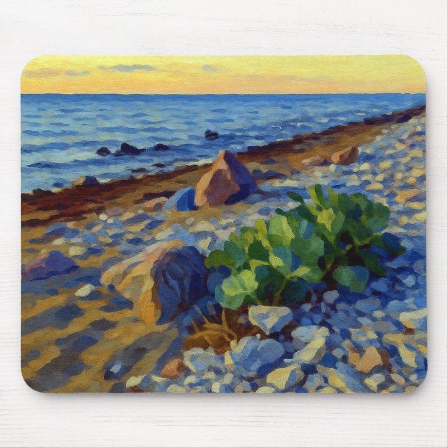 Evening light on the coast of Vormsi Mousepad (Vorne)