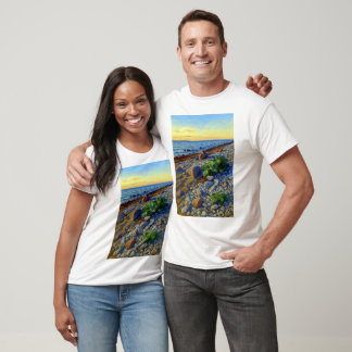 Evening light on the coast of Vormsi T-Shirt