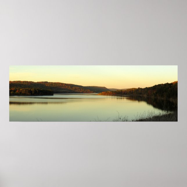 Evening on the Cowanesque Lake Poster (Vorne)