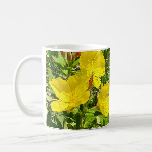 Evening Primrose, swallowtail butterfly mug ©️dh26 Kaffeetasse (Links)